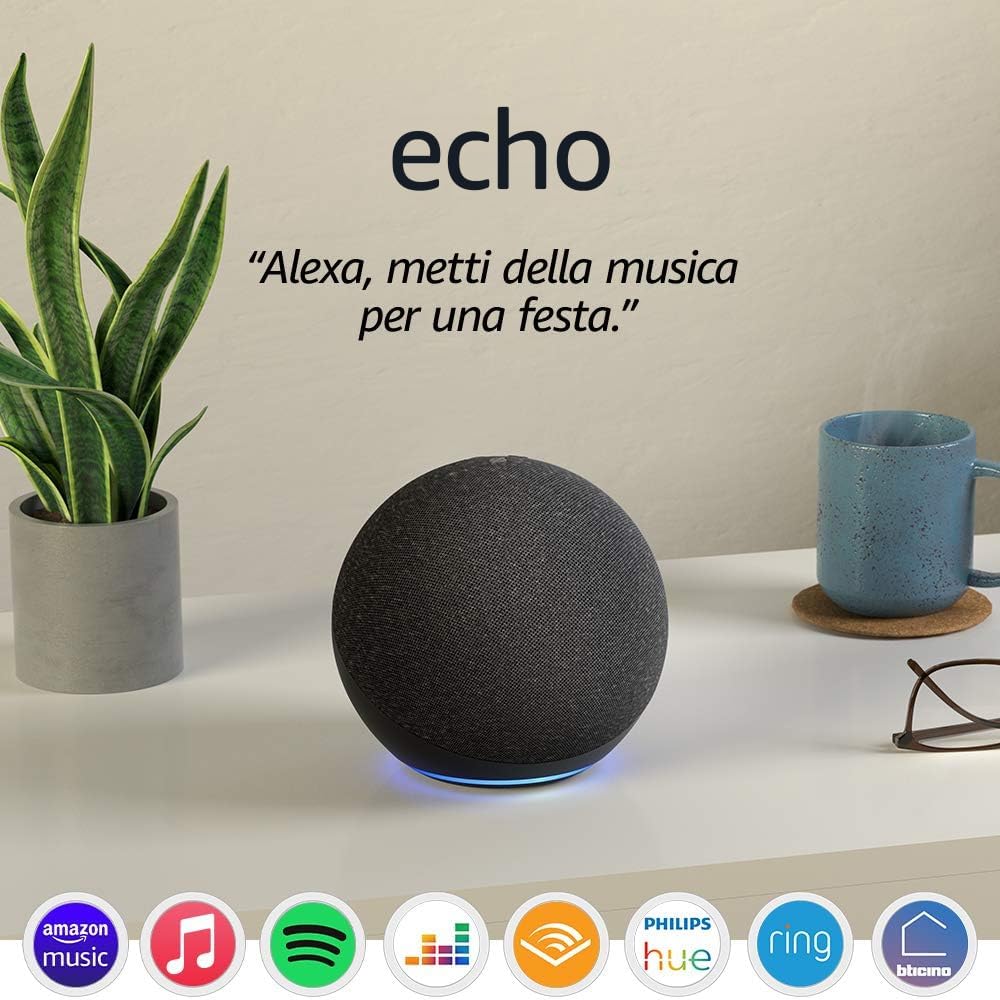 Echo 4ª Gen: Suono Premium e Hub Intelligente con Alexa